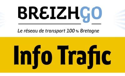 info trafic breizhgo actualité du réseau de transport Finistère