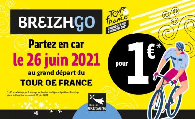 Tour de France Breizhgo transport Finistère autocar