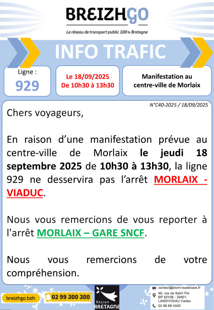 L929 : Manifestation 18 septembre 2025